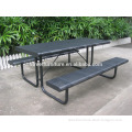 Outdoor table with umbrella hole outdoor pinic table